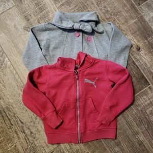 sweater jacket and hoodie